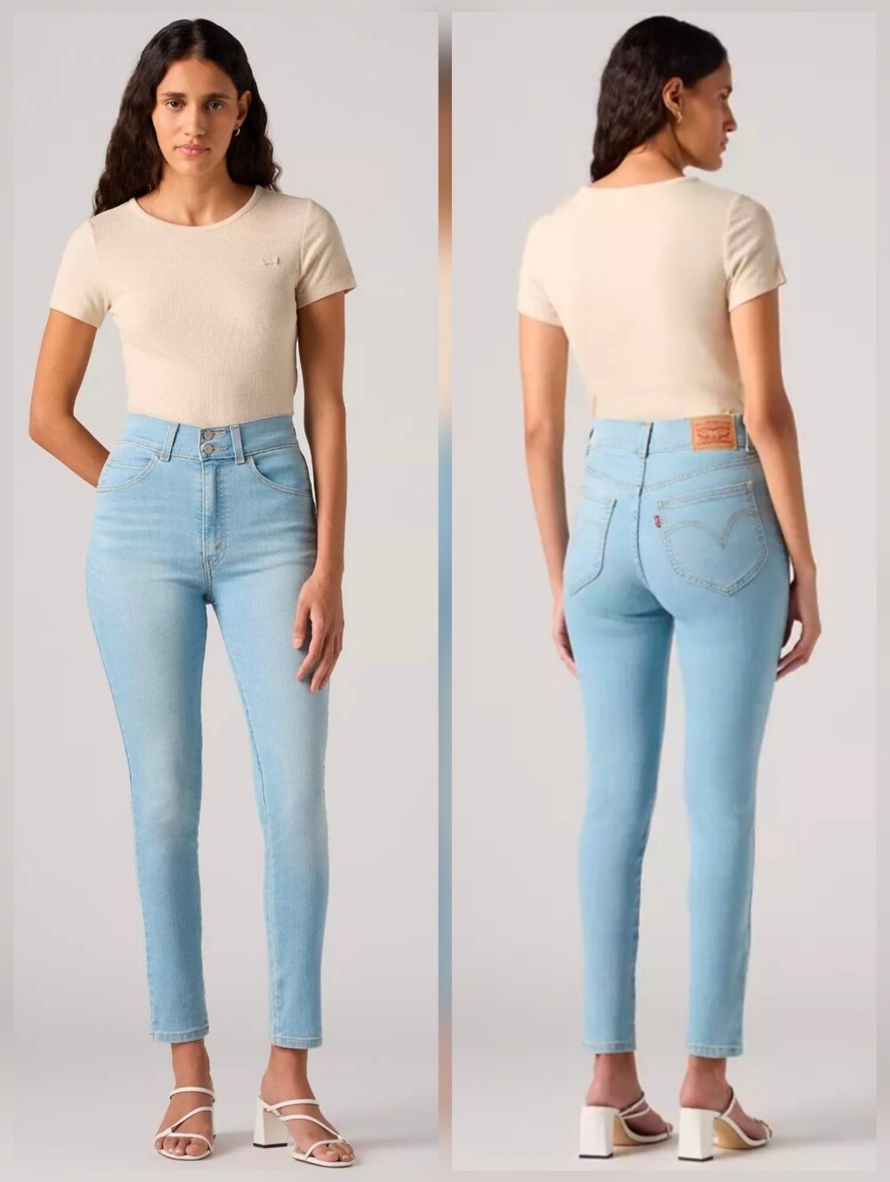 ❤️ LEVI'S RETRO HIGH RISE SKINNY JEANS, 10 (30)